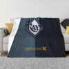 Tampa Bay Rays Blankets - Sherpa Blanket for Bed - Lightweight (Throw Size) tampa bay rays blankets sherpa blanket for bed lightweight throw size ver 32