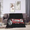 Tennessee Titans Blanket - Fleece Blanket for Gift - Soft tennessee titans blanket fleece blanket for gift soft ver 55