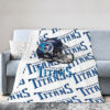 Tennessee Titans Blanket - Fleece Blanket for Sofa - Lightweight (Queen Size) tennessee titans blanket fleece blanket for sofa lightweight queen size ver 59