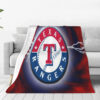 Texas Rangers Blanket - Fleece Blanket for Gift - Soft texas rangers blanket fleece blanket for gift soft ver 24
