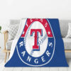 Texas Rangers Blanket - Sherpa Blanket for Bed - Warm texas rangers blanket sherpa blanket for bed warm ver 15
