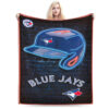 Toronto Blue Jays Blanket - Sherpa Blanket for Gift - Cozy toronto blue jays blanket sherpa blanket for gift cozy ver 44
