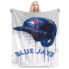 Toronto Blue Jays Blanket - Sherpa Blanket for Gift - Cozy toronto blue jays blanket sherpa blanket for gift cozy ver 5