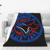Toronto Blue Jays Blanket - Sherpa Blanket for Gift - Warm (Queen Size) toronto blue jays blanket sherpa blanket for gift warm queen size ver 42