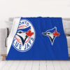 Toronto Blue Jays Blanket - Sherpa Blanket for Gift - Warm (Throw Size) toronto blue jays blanket sherpa blanket for gift warm throw size ver 39