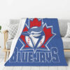 Toronto Blue Jays Blankets - Fleece Blanket for Couch - Cozy (Queen Size) toronto blue jays blankets fleece blanket for couch cozy queen size ver 37