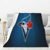 Toronto Blue Jays Blankets - Fleece Blanket for Couch - Cozy (Throw Size) toronto blue jays blankets fleece blanket for couch cozy throw size ver 41