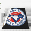 Toronto Blue Jays Blankets - Sherpa Blanket for Couch - Soft (Multiple Sizes) toronto blue jays blankets sherpa blanket for couch soft multiple sizes ver 55
