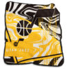Utah Jazz Blanket - Fleece Blanket for Bed - Lightweight (Multiple Sizes) utah jazz blanket fleece blanket for bed lightweight multiple sizes ver 2