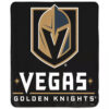 Vegas Golden Knights Blankets - Fleece Blanket for Sofa - Warm (Throw Size) vegas golden knights blankets fleece blanket for sofa warm throw size ver 9