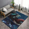 Venom Area Rugs - Battle Scene Carpet for Living Room - Durable Area Rug venom area rugs battle scene carpet for living room durable area rug ver 2