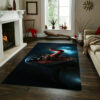 Venom Area Rugs - Vintage Style Carpet for Man Cave - Plush Area Rugs venom area rugs vintage style carpet for man cave plush area rugs ver 32