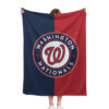Washington Nationals Blanket - Fleece Blanket for Gift - Warm (Queen Size) washington nationals blanket fleece blanket for gift warm queen size ver 2
