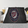 Washington Nationals Blanket - Sherpa Blanket for Gift - Cozy washington nationals blanket sherpa blanket for gift cozy ver 7