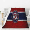 Washington Nationals Blankets - Fleece Blanket for Bed - Soft washington nationals blankets fleece blanket for bed soft ver 14