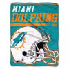 Miami Dolphins Blankets - Sherpa Blanket for Sofa - Soft bloom nestify miami dolphins blankets sherpa blanket for sofa soft ver 9